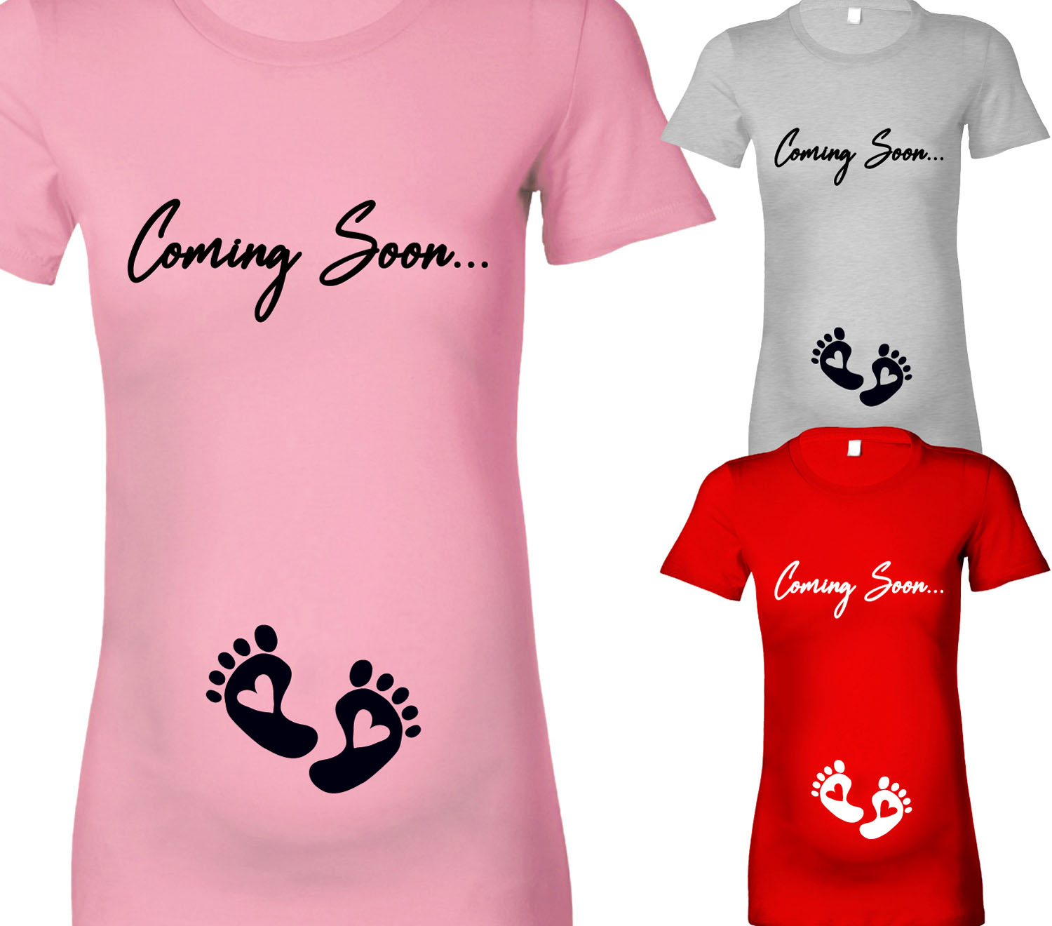 Coming Soon Maternity T-Shirt Pregnancy Tshirt Baby Shower Birthday Xmas  Gift – Beyondsome
