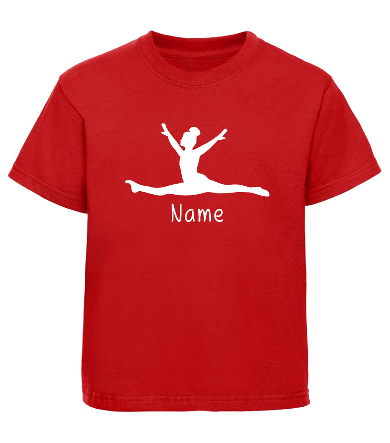 H/S AB PERSONALISED Gymnastics T shirt Gift TWO DESIGNS TO CHOOSE FROM 