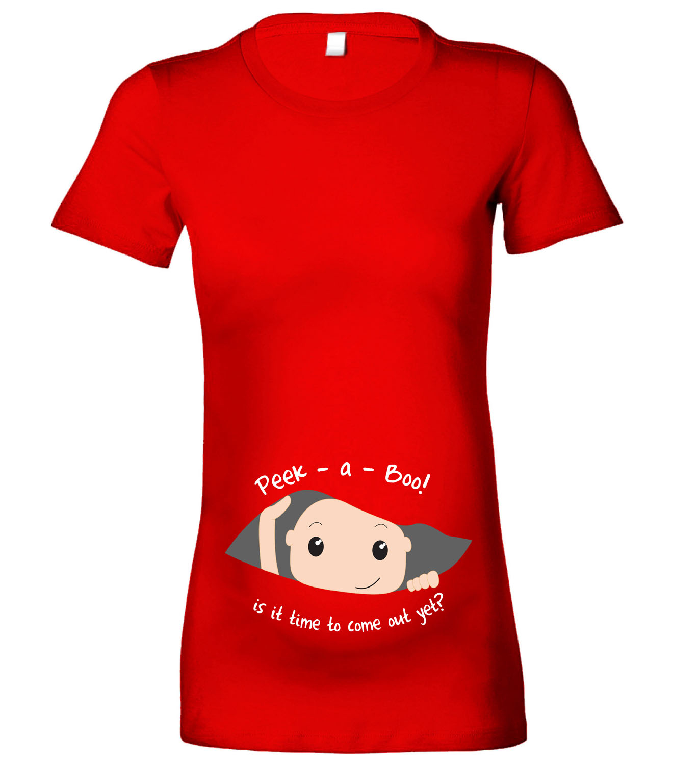 Peekaboo maternity shirt Clearance