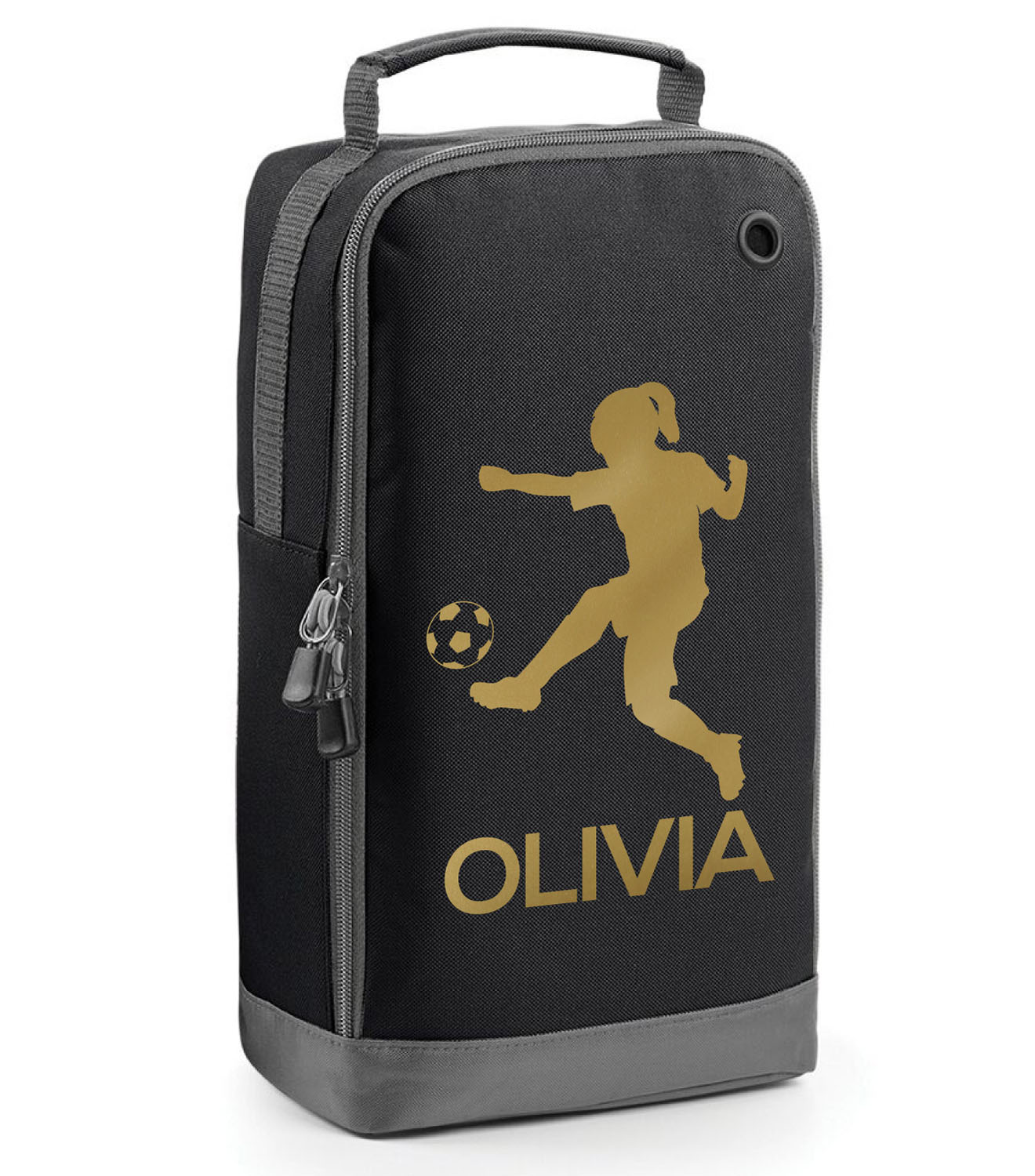 beyondsome Personalised Football Boot Bag Girls Footy Childrens School PE Sports Kit 