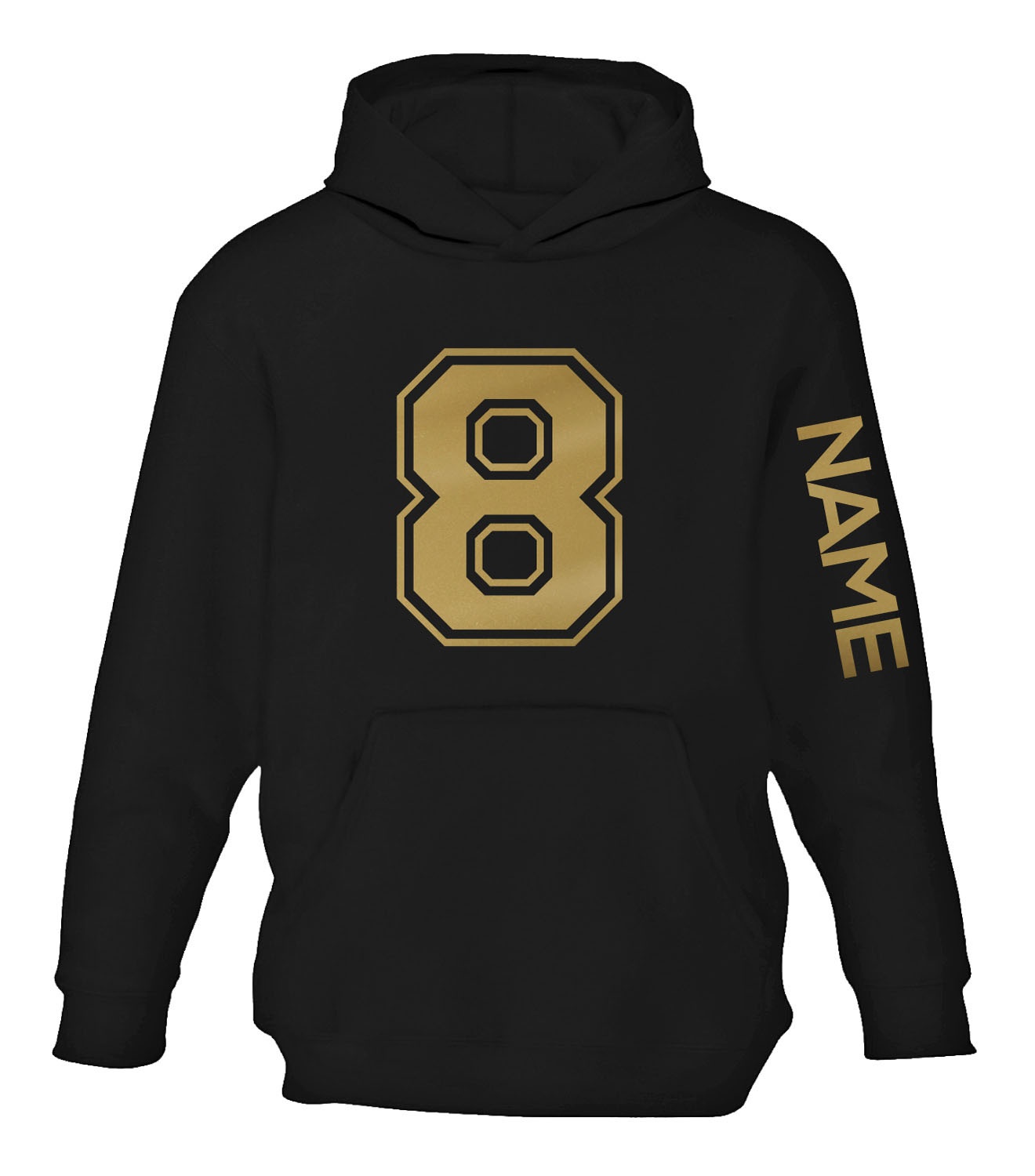 Hoodie black gold Clearance