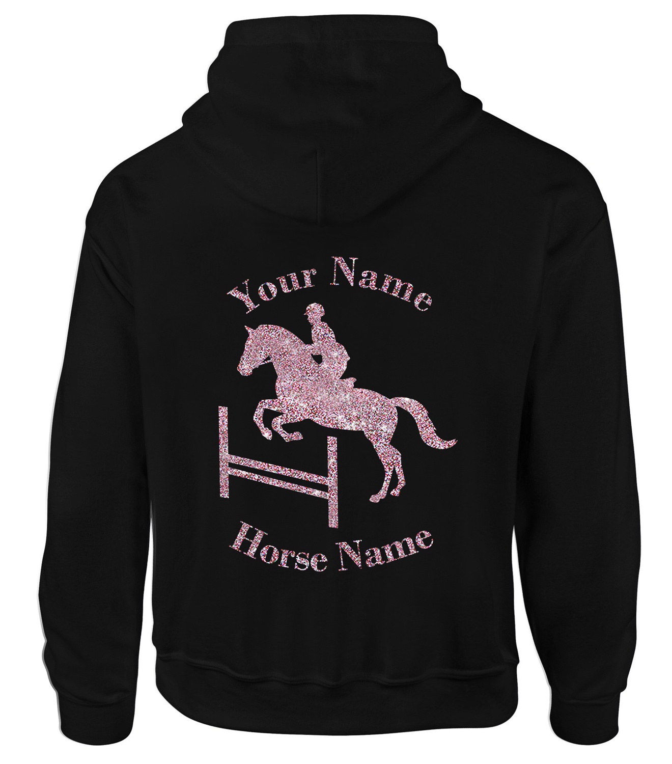 Horse riding hoodies personalised deals