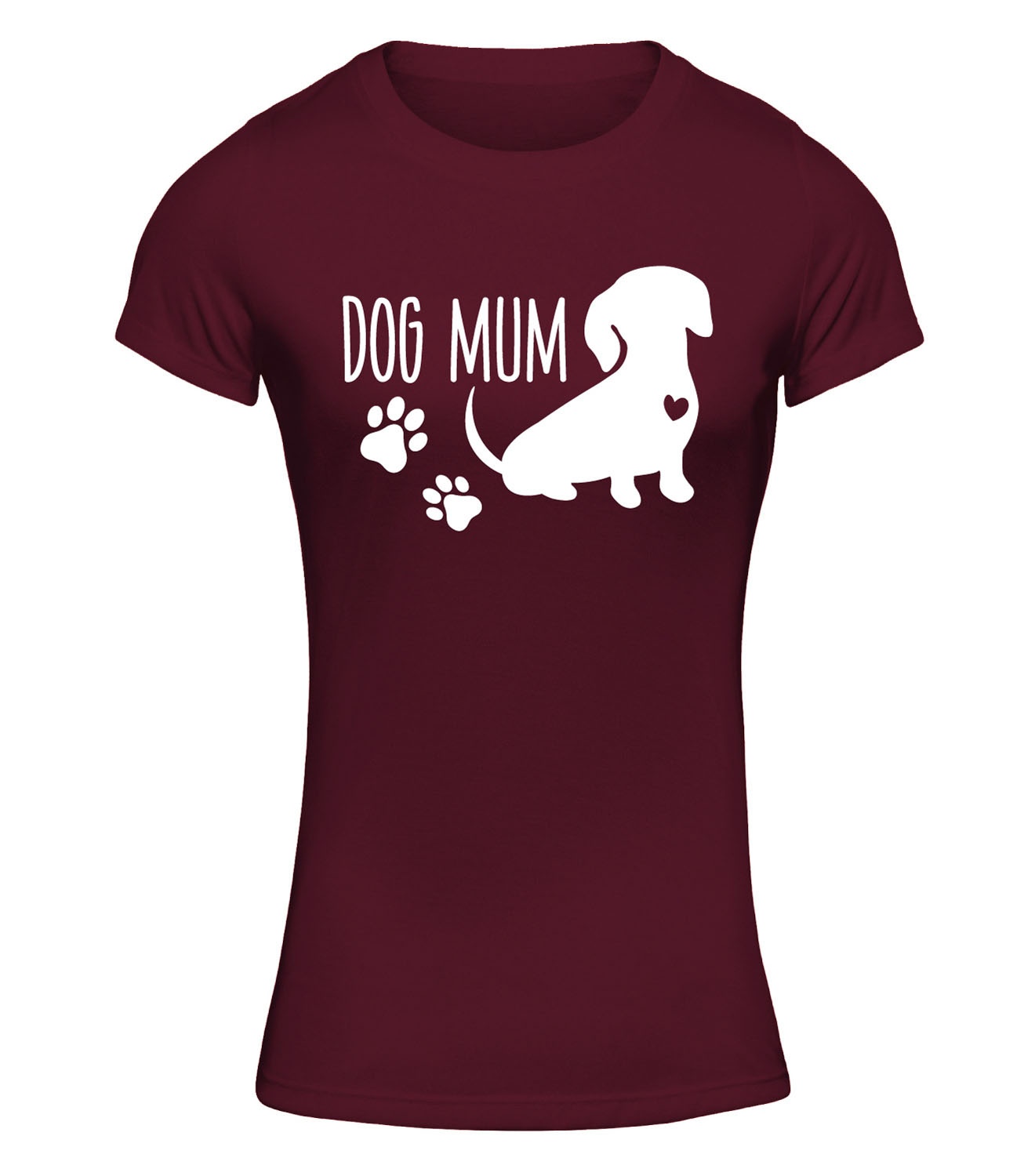Womens Dog Mum T Shirt Fur Baby Puppy Tshirt Crazy Lady Mom Mama