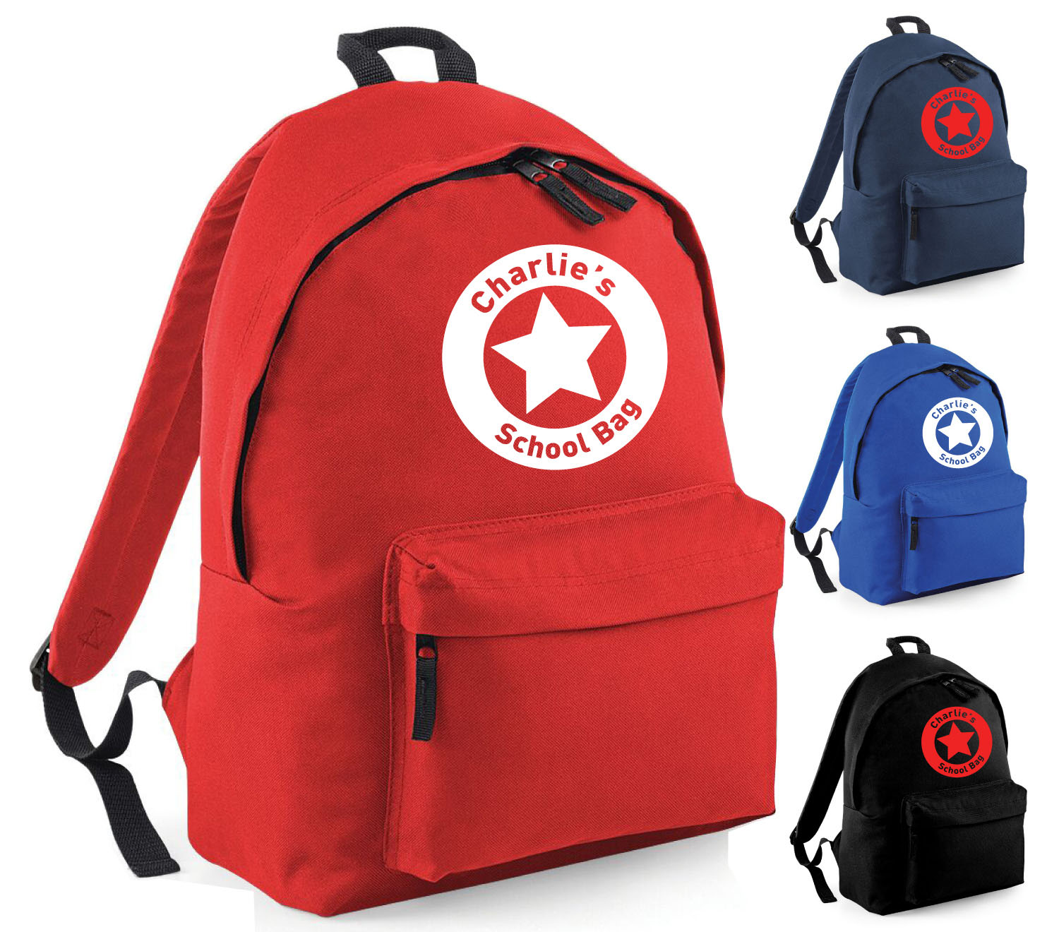 personalised girls rucksack