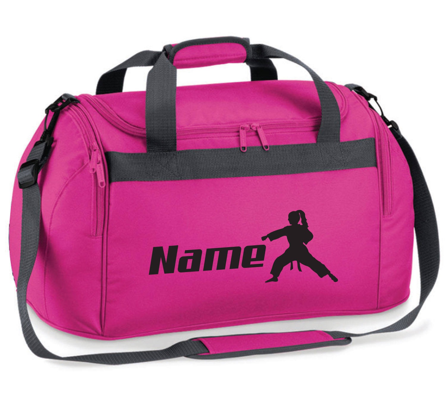 Girls Personalised Karate Holdall Bag Womens Martial Arts Punch Sports Gym Kit Beyondsome