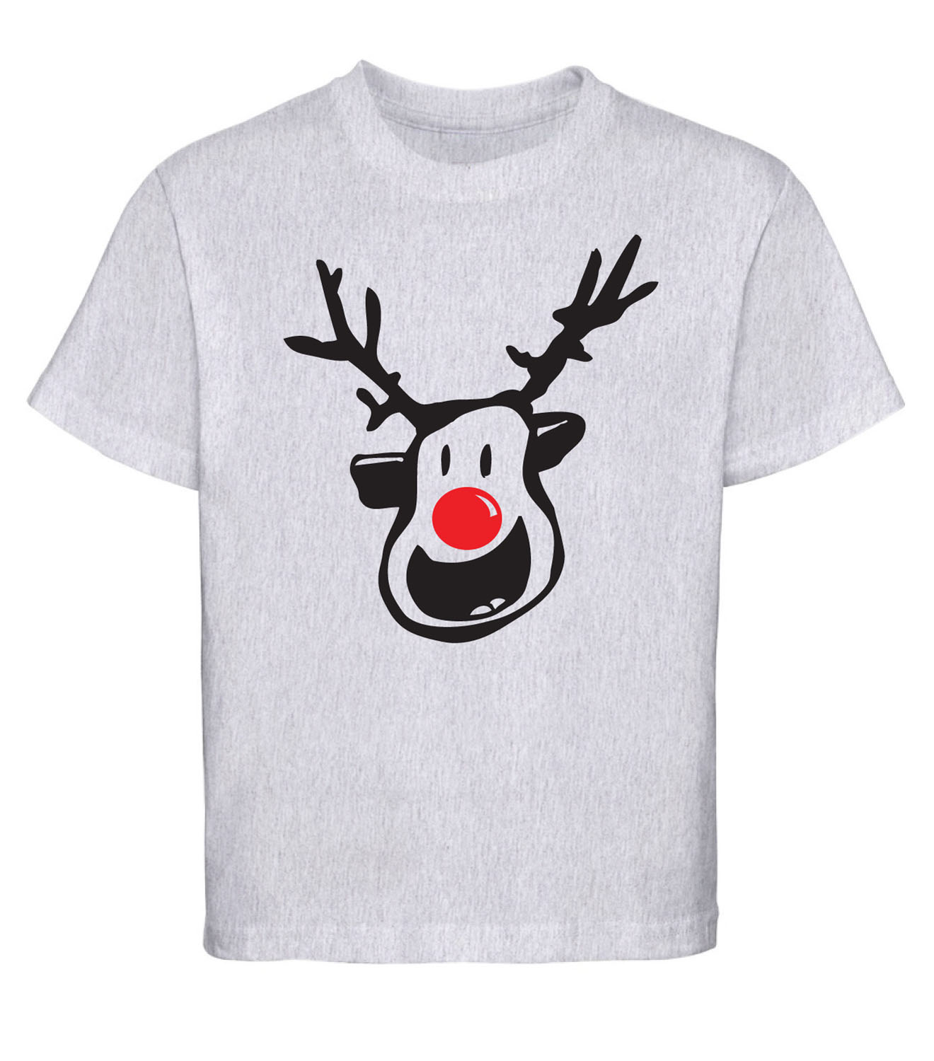 Christmas Baby Childs Younger Boys Cute Rudolf Red Nose Reindeer Novelty Top 