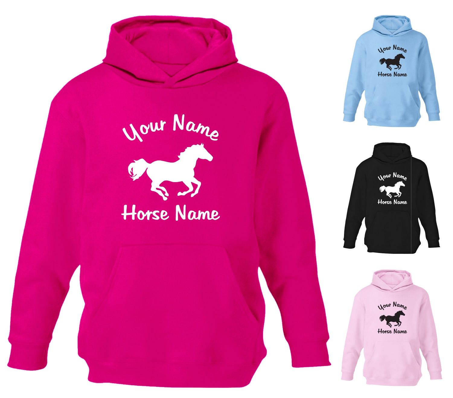 boys personalised hoodie