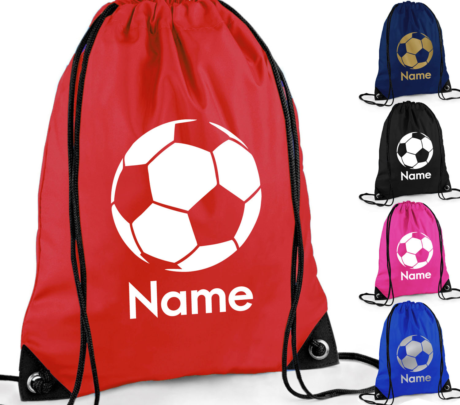 Arsenal Football Clubs Swerve Gym Bag Soccer Drawstring Backpack Drawstring Sport Bag 