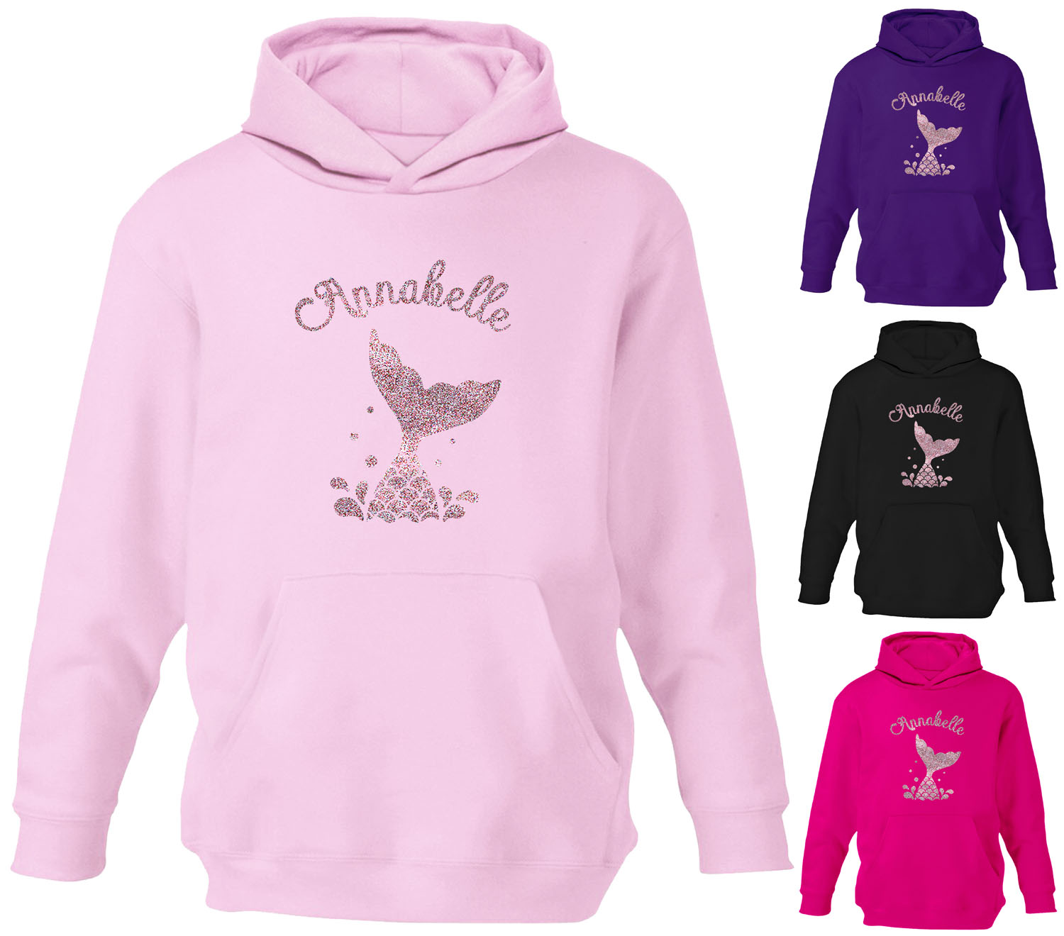 girls personalised hoodie