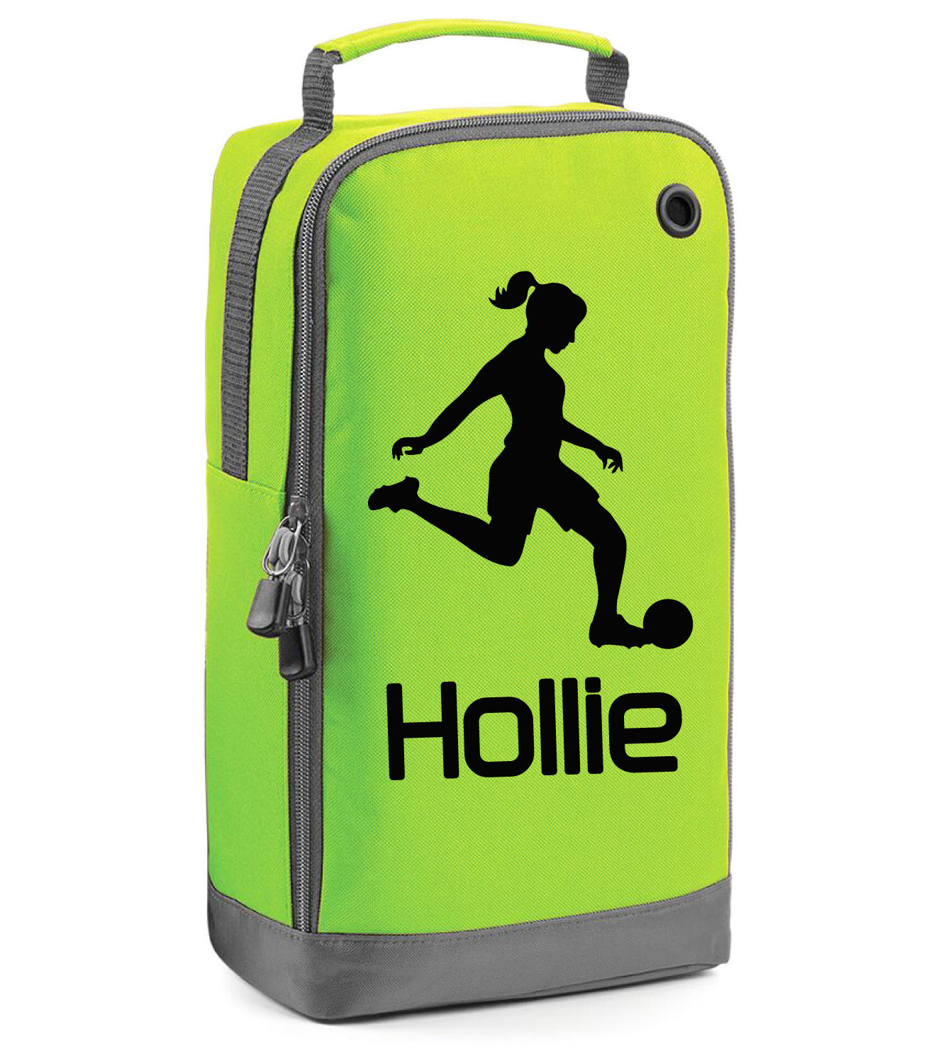 beyondsome Personalised Football Boot Bag Girls Sports Footballer School PE Kit Gift