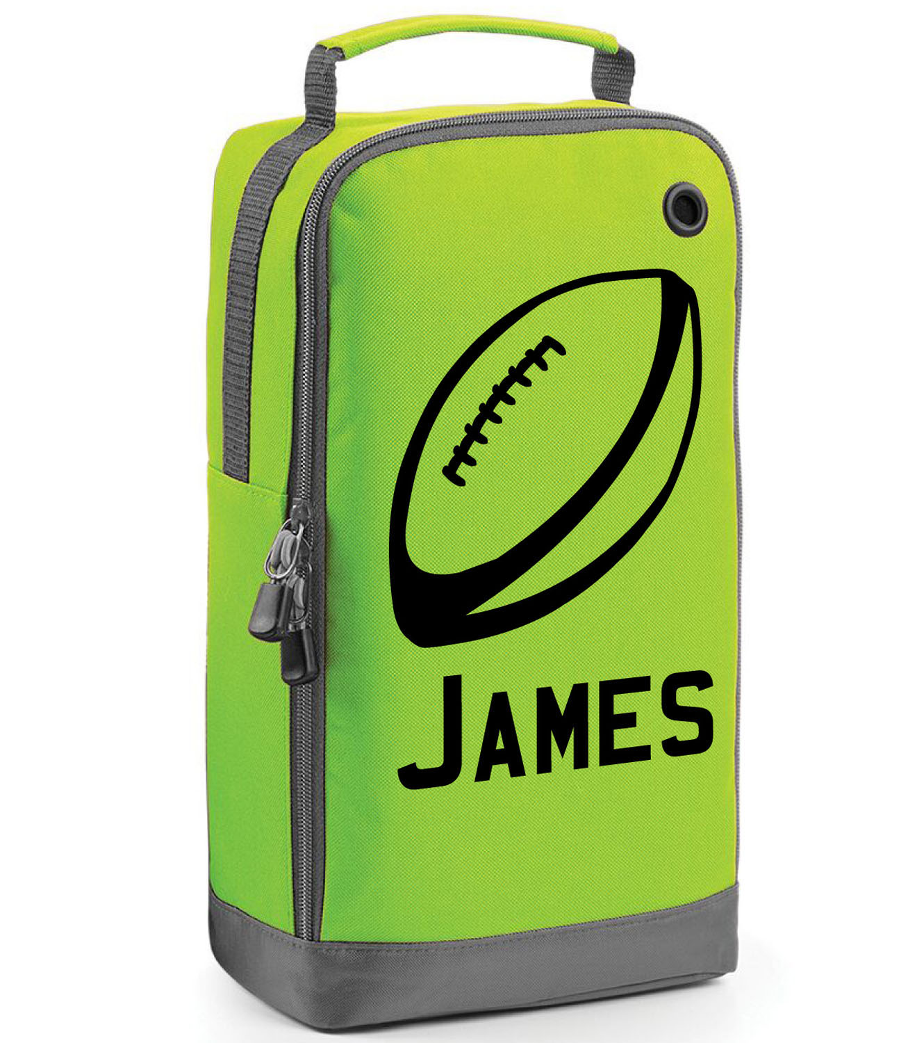 beyondsome Childrens Personalised Rugby Ball Boot Bag 