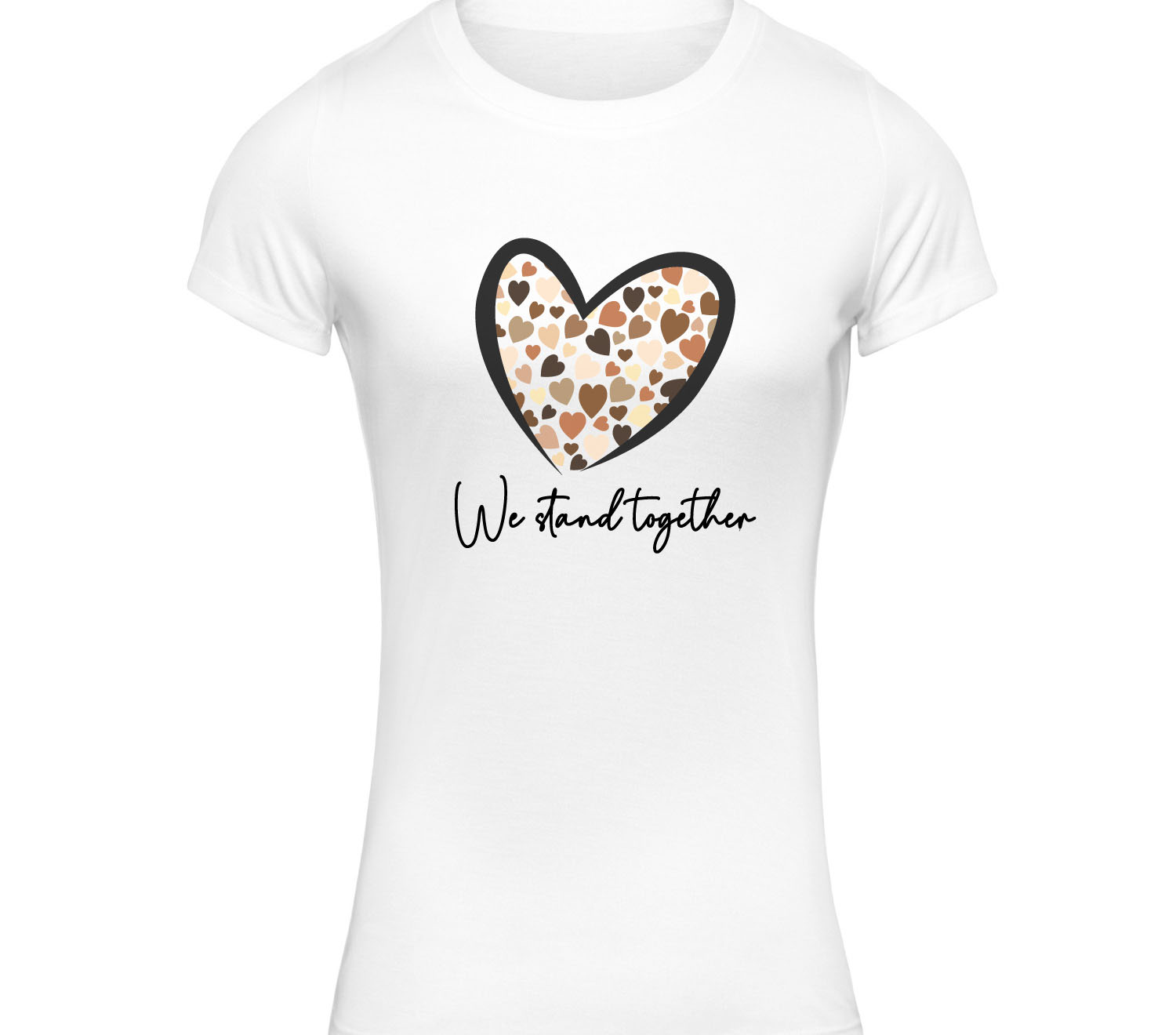 We Stand Together T Shirt Black Lives Matter Womens Tshirt Anti Racism Top