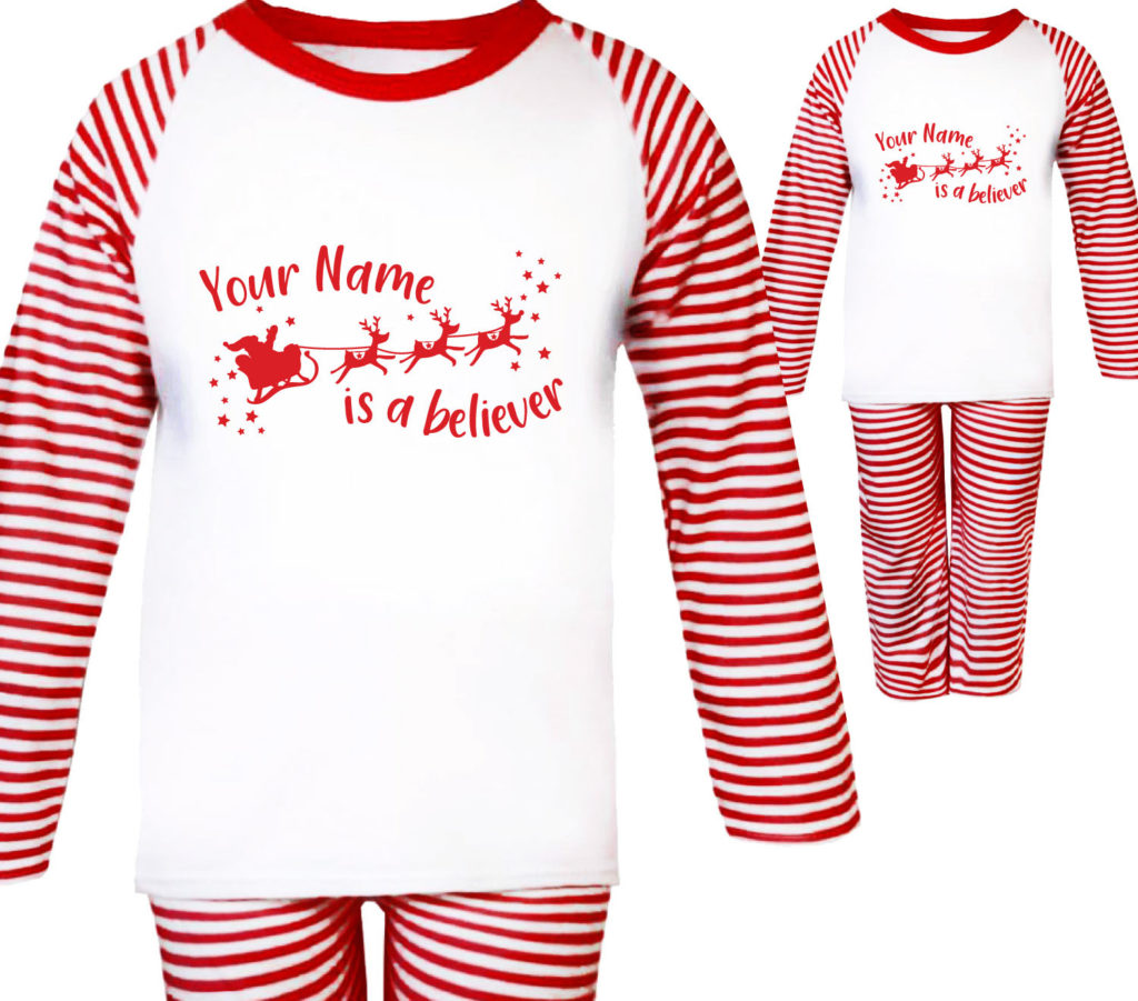 Personalised Easter Pyjamas Childrens Cute Bunny Pjs Gift Kids Any Name