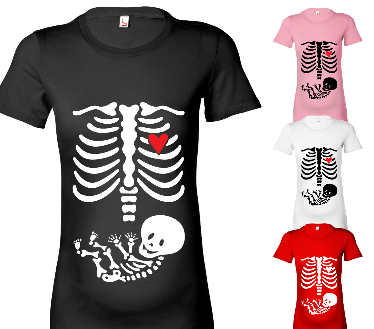 ladies skeleton t shirt