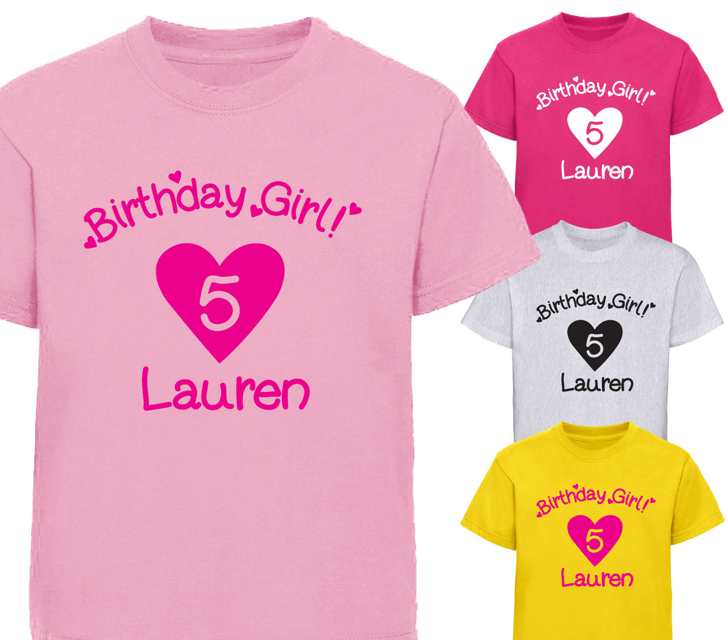 I Love Heart Lancashire Pink Kids T-Shirt