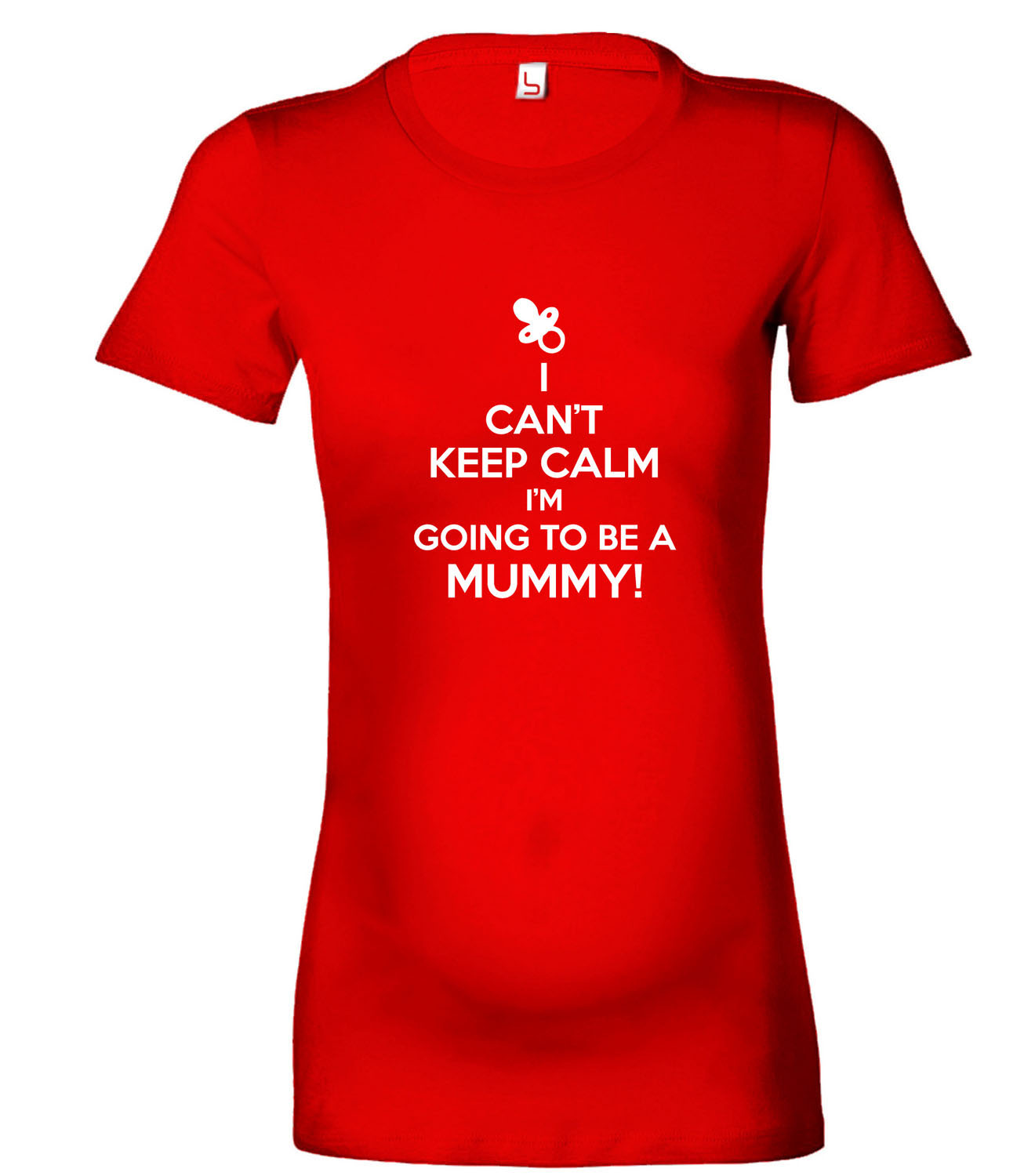 Baby On Board Maternity T-Shirt Pregnancy Shower Tshirt Top Christmas ...